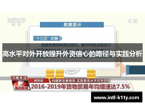 高水平对外开放提升外资信心的路径与实践分析