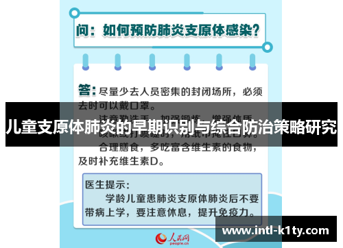 儿童支原体肺炎的早期识别与综合防治策略研究
