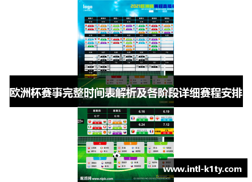 欧洲杯赛事完整时间表解析及各阶段详细赛程安排